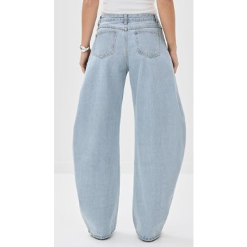 Trendy Lioness Women's Horseshoe Jeans in Washed Blue