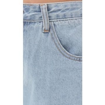 Trendy Lioness Women's Horseshoe Jeans in Washed Blue