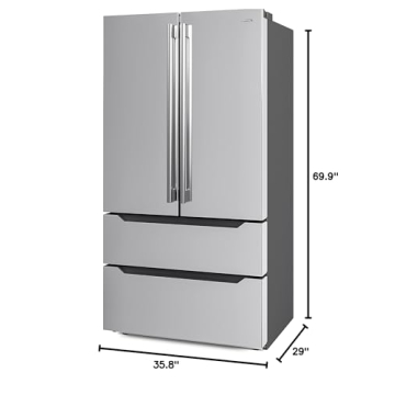 Koolmore RS-FR22 Refrigerator 22.5 cu. ft Stainless Steel