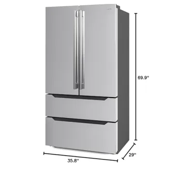 Koolmore RS-FR22 Refrigerator 22.5 cu. ft Stainless Steel