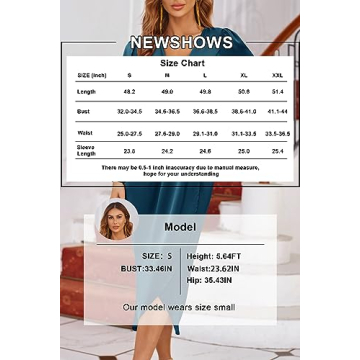 Newshows Satin Cocktail Midi Dress for Women 2023