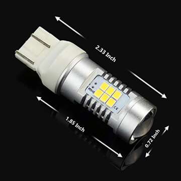 JDM ASTAR Bright White PX Chips 7440 7441 7443 7444 992 LED Bulbs