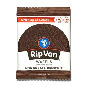 Rip Van Wafels Chocolate Brownie Stroopwafels Healthy Snack