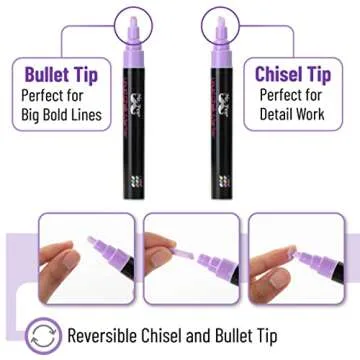 Mr. Pen- Chalk Markers, 6 Pack, Dual Tip, Pastel Colors, 8 Labels, Chalkboard Markers, Liquid Chalk Markers, Chalk Markers for Chalkboard, Chalk Pens, Chalk Marker, Glass Markers