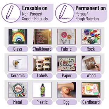 Mr. Pen- Chalk Markers, 6 Pack, Dual Tip, Pastel Colors, 8 Labels, Chalkboard Markers, Liquid Chalk Markers, Chalk Markers for Chalkboard, Chalk Pens, Chalk Marker, Glass Markers