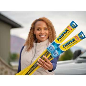 Rain-X RX30219 WeatherBeater Wiper Blades, 19" Windshield Wipers (Pack Of 1), Automotive Replacement Windshield Wiper Blades That Meet Or Exceed OEM Quality And Durability Standards