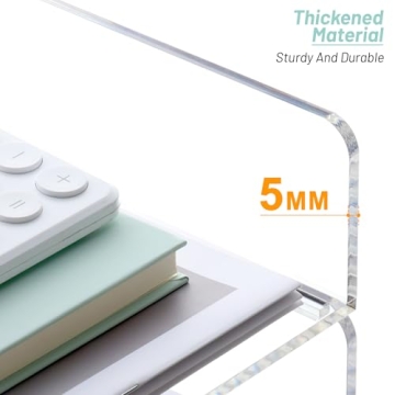 SANRUI 4-Tier Acrylic Stackable Letter Tray Desk Organizer