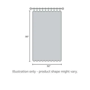 Lush Decor Feather Arrow Geo Room-Darkening Window Curtain Set (95" x 52"), 95 in x 52 in, White & Black