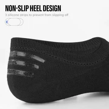 CLOSEMATE No Show Socks - Soft & Non-Slip Comfort