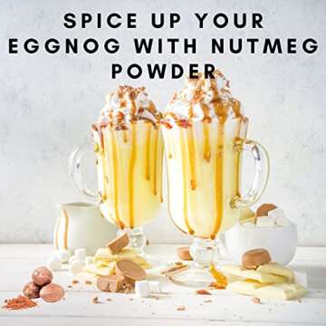 SPICY ORGANIC Ceylon Organic Nutmeg Powder (16 oz Pack)– Certified USDA Organic - Fresh Ground Nutmeg Spice for Baking, Cooking, Spices and Seasoning