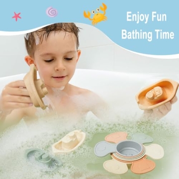 BYKASIST 11 Pcs Bath Toys for Babies and Toddlers
