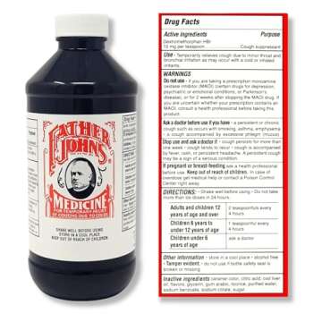Father John's Alcohol Free Cough Medicine - Safe Family Relief