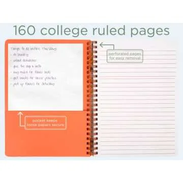 Durable Floral Mini Spiral Notebook for All Ages