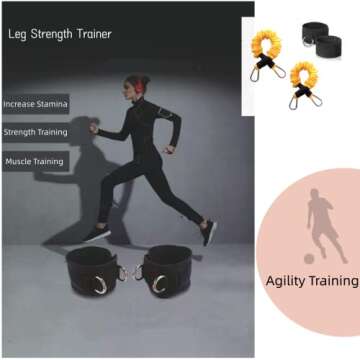 KATZEIST Agility Training Equipment, Kids Soccer Hurdles Agility Ladder Equipment Kit Footwork for Football, Soccer, Basketball Tennis & Athletes, Speed Agility Training kit, Orange