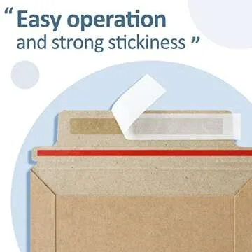 UCGOU 9x11 Mailing Envelopes 25 Pack Brown Rigid Cardboard Sheets Document Photo Mailers Stay Flat 9.25x11.75 Shipping Envelope