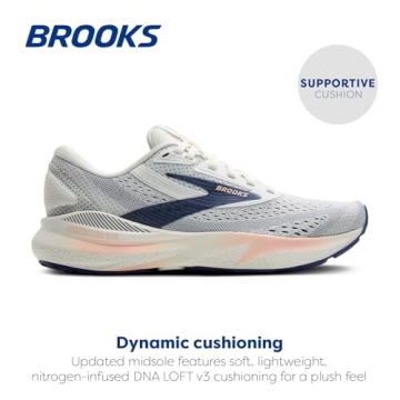 Brooks Women’s Adrenaline GTS 24: Lightweight Supportive Running Shoes for Daily Use
