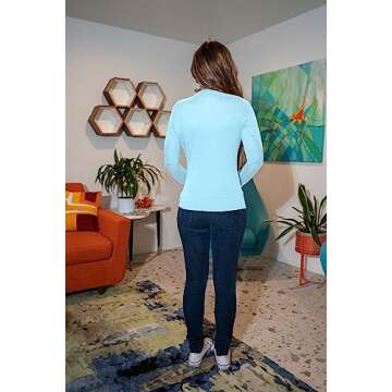 Free to Live 3 Pack Long Sleeve Cardigan for Women Open Front Dressy Casual Fall Draped Lightweight Sweaters Cover Up Shrugs