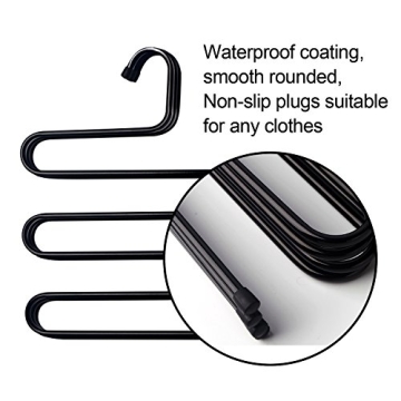 Durable Multi-Layer Pants Hanger Set for Organized Closets