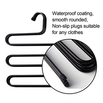 Durable Multi-Layer Pants Hanger Set for Organized Closets