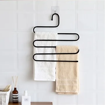 Durable Multi-Layer Pants Hanger Set for Organized Closets