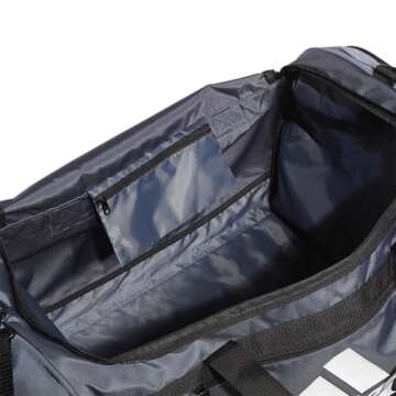 adidas Defender IV Duffel, Sports Duffle Men and Women, Durable Gym Bags, Team Onix Grey, Large (110...