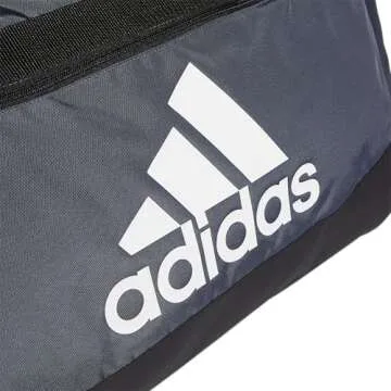 adidas Defender IV Duffel, Sports Duffle Men and Women, Durable Gym Bags, Team Onix Grey, Large (110L)