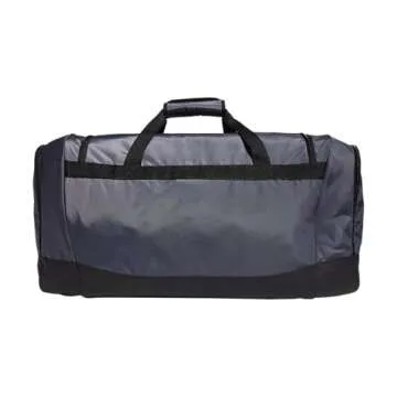 adidas Defender IV Duffel, Sports Duffle Men and Women, Durable Gym Bags, Team Onix Grey, Large (110L)