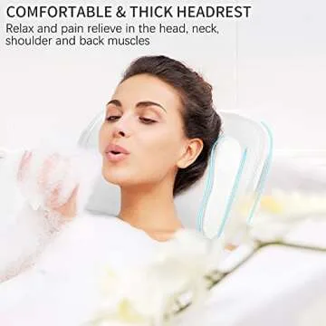 Full Body Bath Pillow for Comfortable Relaxation Anywhere