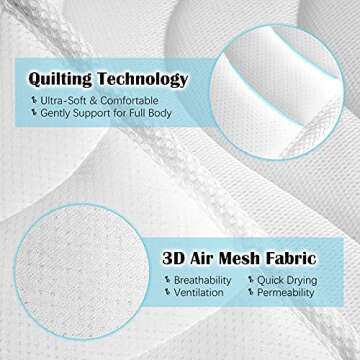 Full Body Bath Pillow for Comfortable Relaxation Anywhere