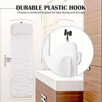 Full Body Bath Pillow for Comfortable Relaxation Anywhere