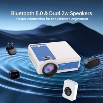 StarAtlas 1080P Mini Projector with WiFi and Bluetooth