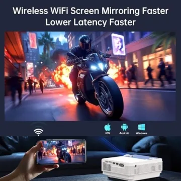 StarAtlas 1080P Mini Projector with WiFi and Bluetooth