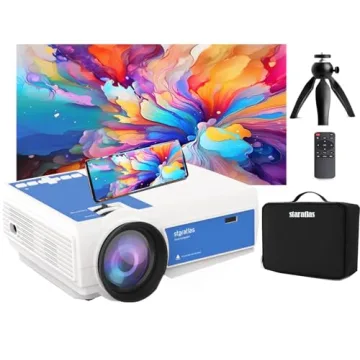 StarAtlas 1080P Mini Projector with WiFi and Bluetooth