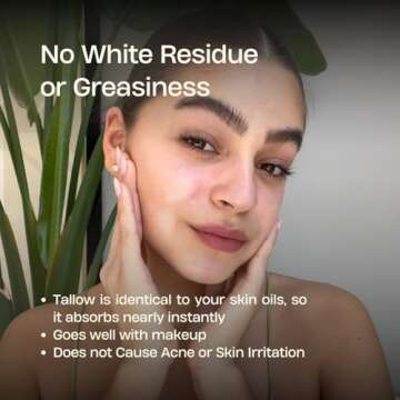 Sky and Sol Non-Toxic Natural Mineral Sunscreen SPF 50 | Safest Organic Natural Tallow & Zinc Oxide Sunblock | Reef Safe, Clean Non-Greasy Formula for Face and Body | Women and Men. 3 oz (85 g)