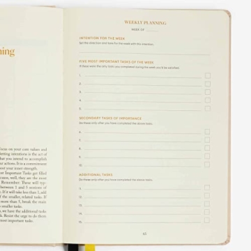 3-Month Productivity Planner Time-Management Mindfulness