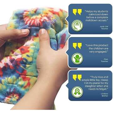 Fidget Marble Maze Mat by Lakikid: Sensory Fidget Toys for All Ages Perfect Fidget Toys for Anxiety & Stress Relief, Improve Concentration & Focus, 9”x6”