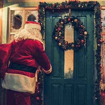 ZMCINER Adjustable Wreath Hanger for Front Door, 15 to 25 Inches