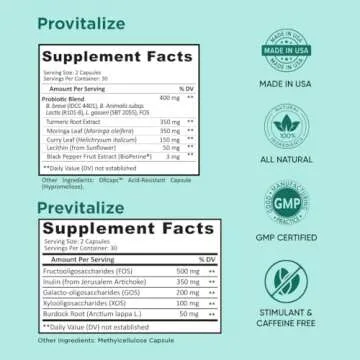 BB Company Slim Gut Bundle | Prebiotics and Probiotics for Women - Bloating Relief - Pre and Probiotics - Provitalize & Previtalize | Value Bundle | Packaging Vary | 30 Day Supply