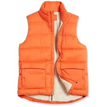Water-Resistant Sherpa-Lined Vest for Men