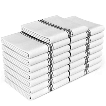 Zeppoli Classic Kitchen Towels - 15 Pack Absorbent Cotton
