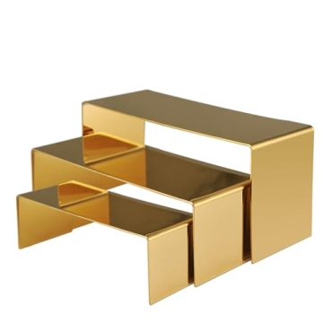 K KAIDIYIN Purse Display Stand Set of 3 Elegant Risers