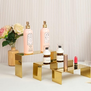 K KAIDIYIN Purse Display Stand Set of 3 Elegant Risers