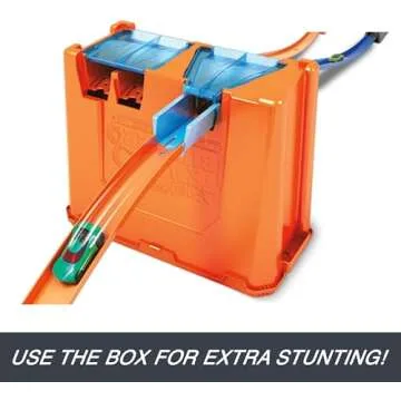 Hot Wheels Deluxe Stunt Box – Ultimate Track Builder Set