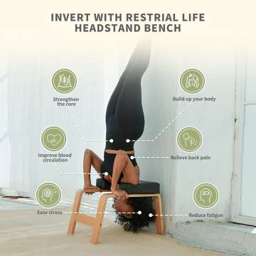 Restrial Life Yoga Inversion Bench for Home & Gym