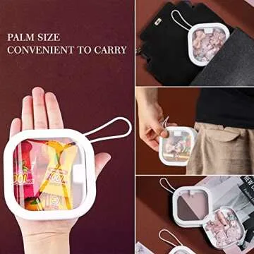 ZEQIDOU Hair Tie Organizer 2PCS for Travel & Home Use