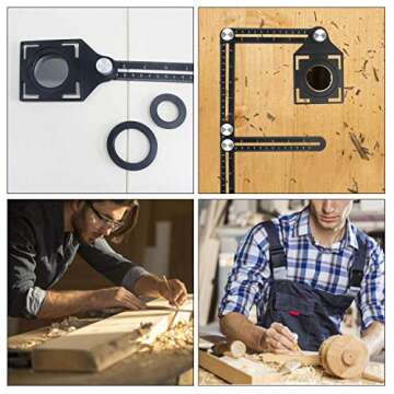 Aluminum Multi-Function Ruler Angle Finder for Craftsmen