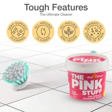 The Pink Stuff All Purpose Cleaner with Deep Clean Brush