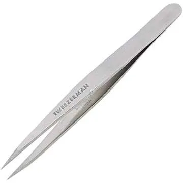 Tweezerman Stainless Steel Point Tweezer in Assorted Colors