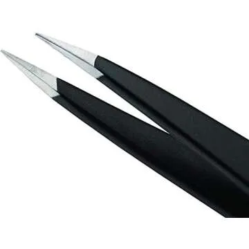 Tweezerman Stainless Steel Point Tweezer in Assorted Colors