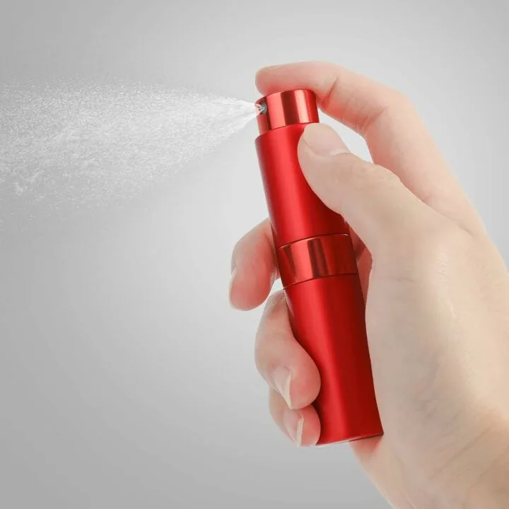 Travel Perfume Atomizer 4-Pack - Refillable Mini Bottles
